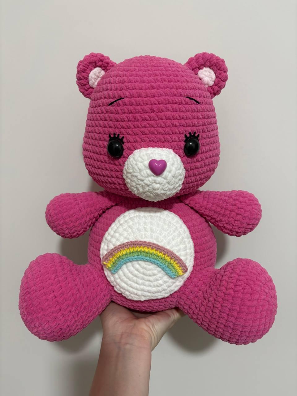 Ursinho Carinhoso Amigurumi Chenille