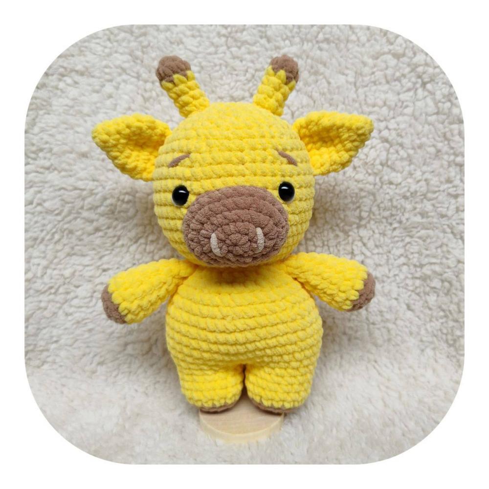 Girafa Amigurumi Chenille