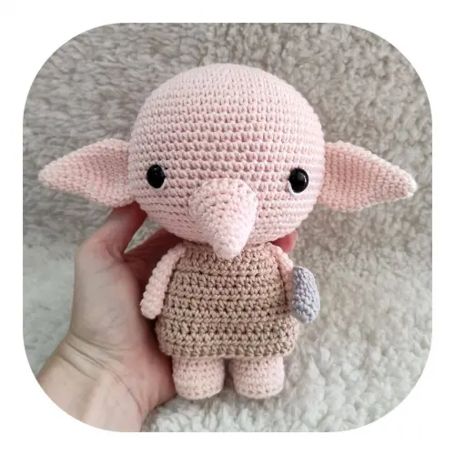 Elfo Dobby Saga Harry Potter Amigurumi