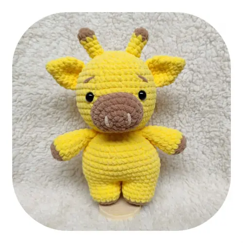 Girafa Amigurumi Chenille