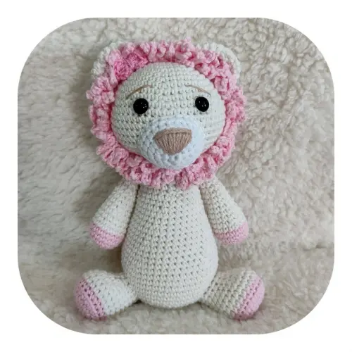 Leão Amigurumi Safari 20 cm