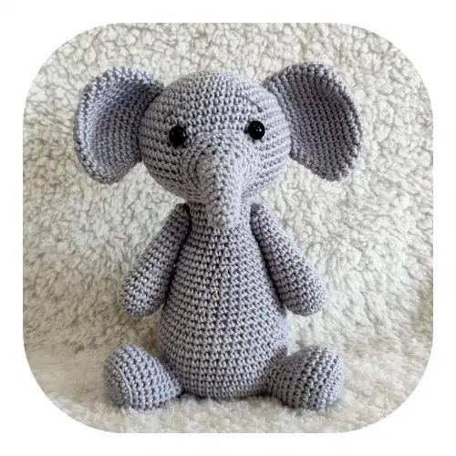 Elefante Amigurumi Safari 20 cm