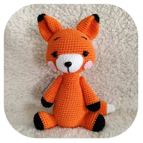 Raposa Amigurumi Safari 20 cm