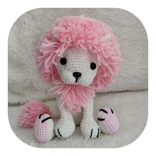 Leãozinho amigurumi