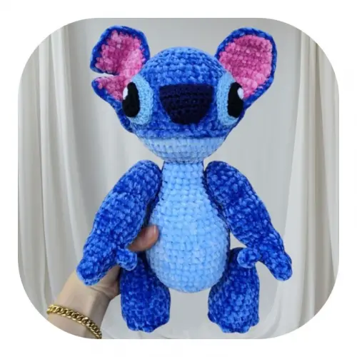 Stitch Amigurumi Pelúcia