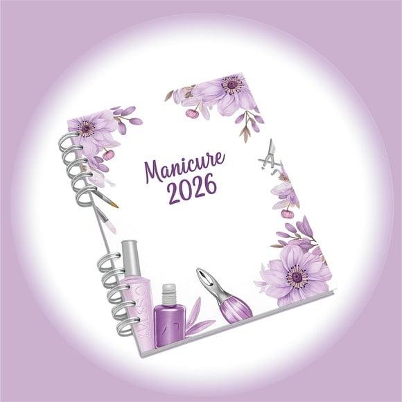 Arquivo Digital Agendamento Lilás Claro Manicure 2026