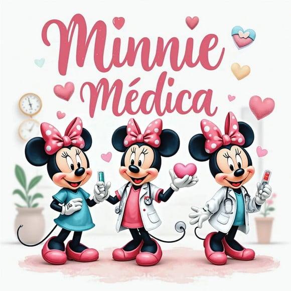 Arquivo Digital, Kit Digital Minnie Doutora 3d