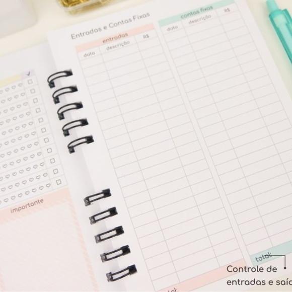 Combo Cadernos Controle Financeiro Arquivo Digital