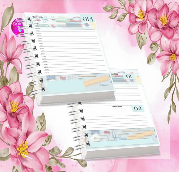 Volta às Aulas Arquivo Digital Combo Agenda Menino