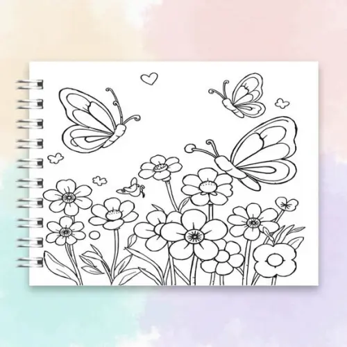 Arquivo Digital Livro de Colorir Borboletas Mágicas