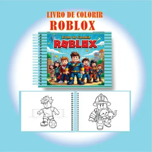 Arquivo Digital Livro de Colorir Roblox