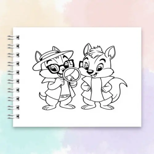 Arquivo Digital Livro de Colorir Tico e Teco