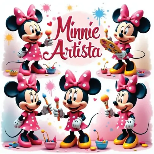 Arquivo Digital, Kit Digital Minnie Artista