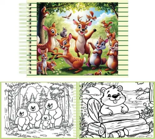 Arquivo Digital: Livro de Colorir Animais da Floresta