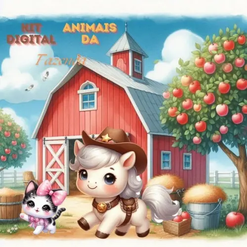 Kit Digital Animais da Fazenda