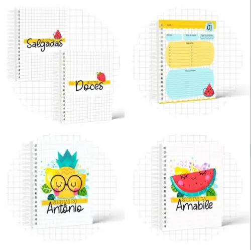 Receitas do Bebê Menina e Menino Arquivo Digital
