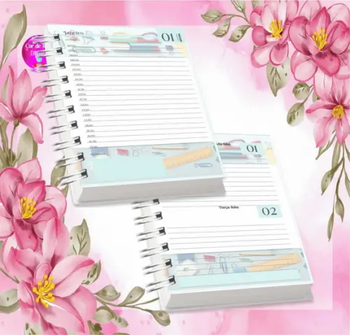 Volta às Aulas Arquivo Digital Combo Agenda Menino