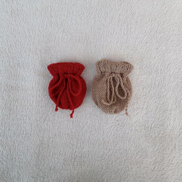 Combo Luvinhas Maternidade Vermelho e Káqui