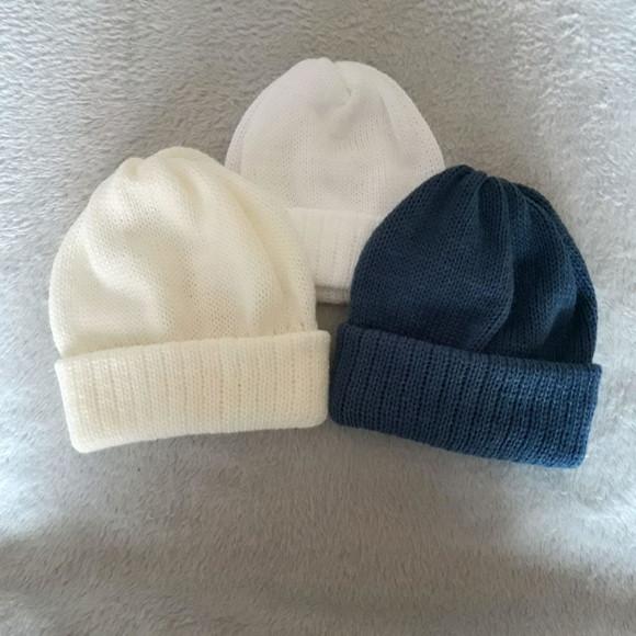 Combo Toucas Tricot para Bebê
