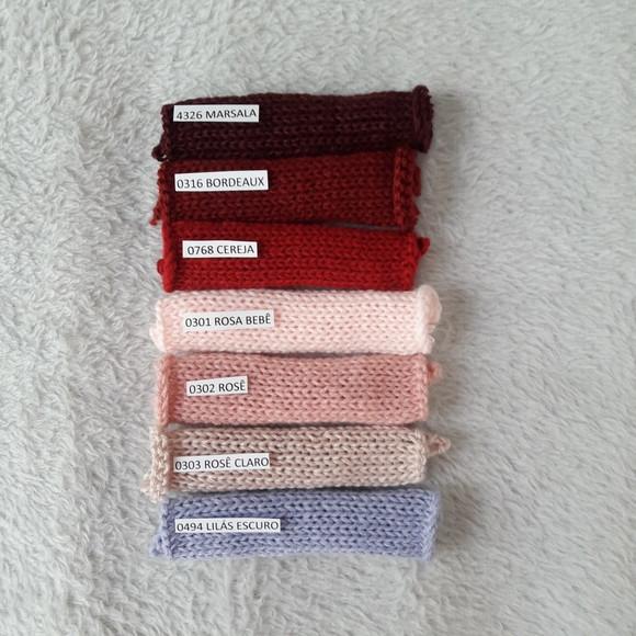 Meias recém nascido em tricot