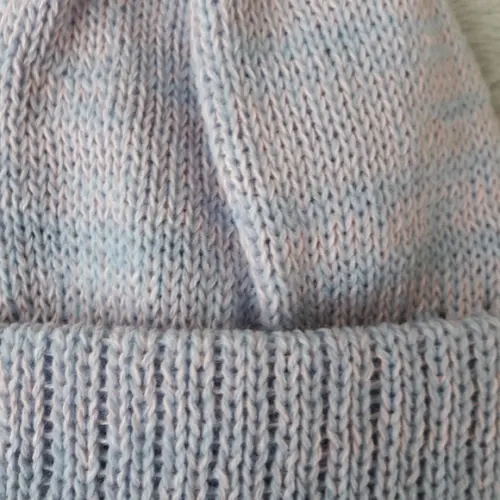 Touca Para Bebê Rn Mesclada Rosa E Azul