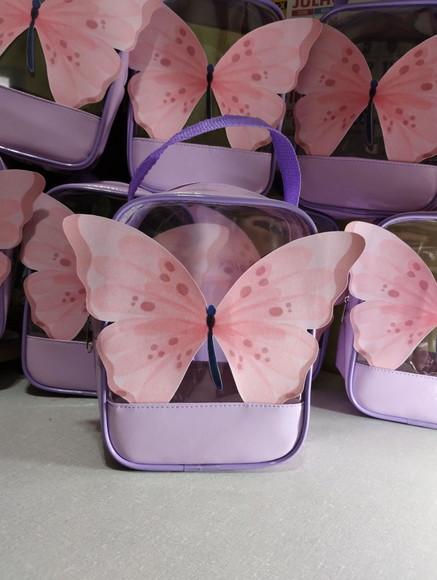 Bolsa 3d Lembrancinha Tema Jardim das Borboletas
