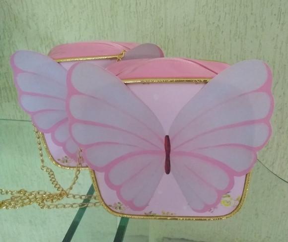 Bolsa Transversal 3d Tema Borboleta