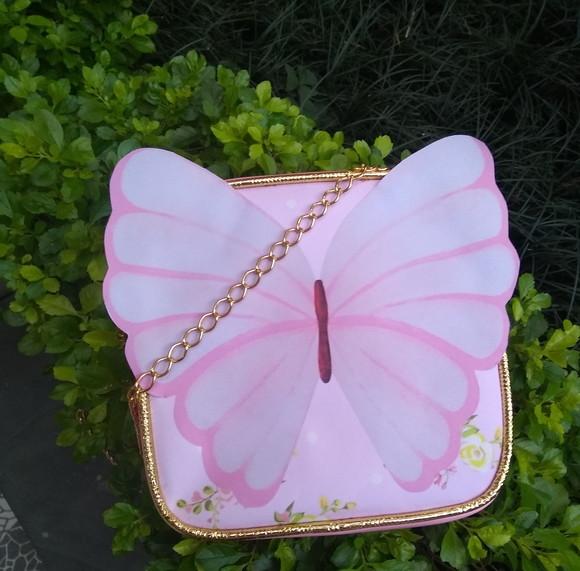 Bolsa Transversal 3d Tema Borboleta