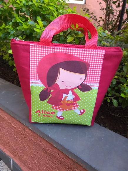 Mini Bag Térmica Chapeuzinho
