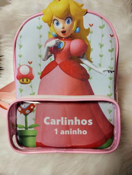 Mochila 3d com Bolso