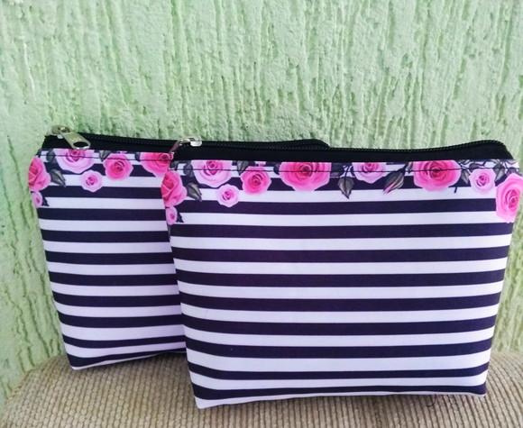 Necessaire -floral 17x12cm