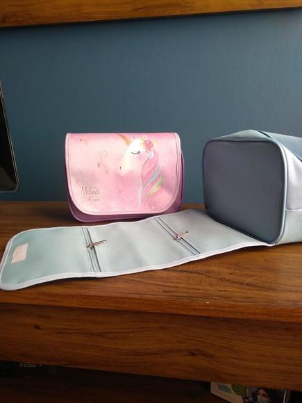 Necessaire com Aba Lembrancinha Unicórnio
