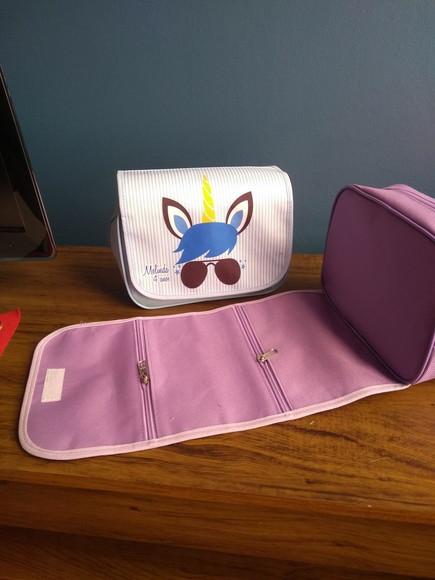 Necessaire com Aba Lembrancinha Unicórnio