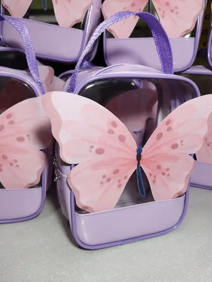 Bolsa 3d Lembrancinha Tema Jardim das Borboletas