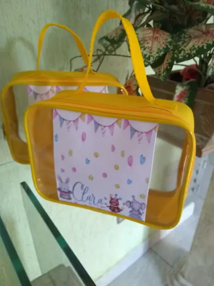Bolsa Lembrancinha Circo Rosa