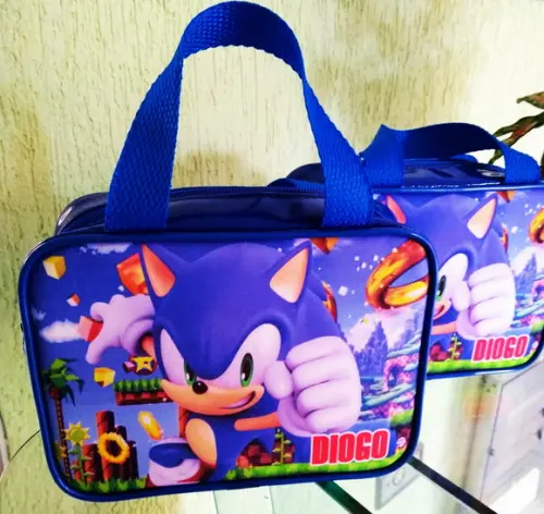 Bolsa Sonic Lembrancinha
