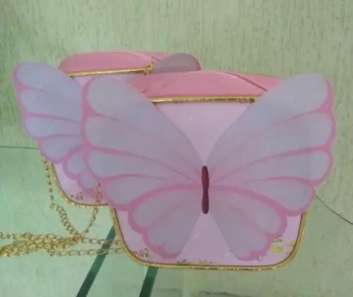 Bolsa Transversal 3d Tema Borboleta