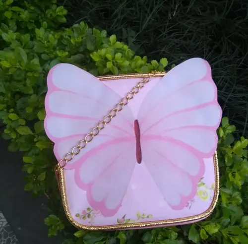 Bolsa Transversal 3d Tema Borboleta