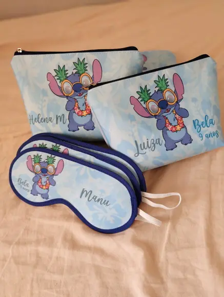 Kit Necessaire e Tapa Olho
