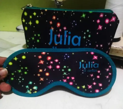 Kit Necessaire 17x12cm e Máscara - Neon