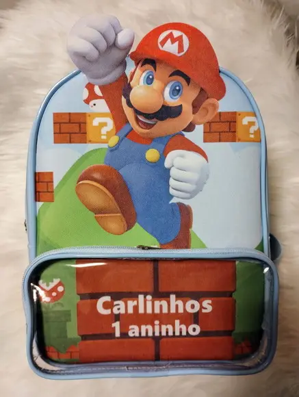Mochila 3d com Bolso