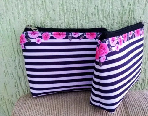 Necessaire -floral 17x12cm