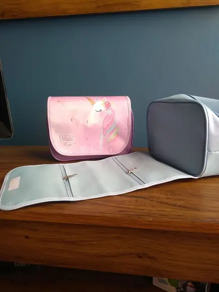 Necessaire com Aba Lembrancinha Unicórnio