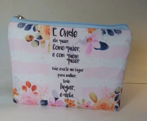 Necessaire Dia da Mulher 17x12cm