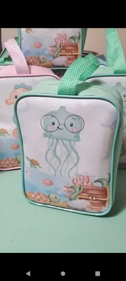 Necessaire para Lembrancinha Fundo do Mar