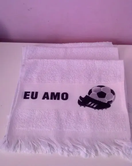 Toalhinha Futebol 39x24 cm
