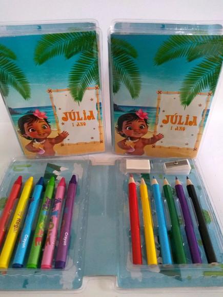 Estojo de Colorir Moana