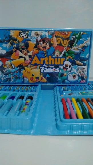 Estojo de Pintura Pokemon