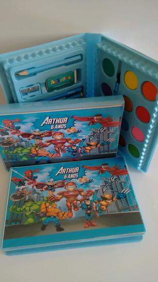 Estojo de Pintura Avengers