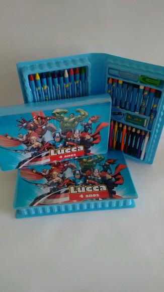 Estojo de Pintura Avengers